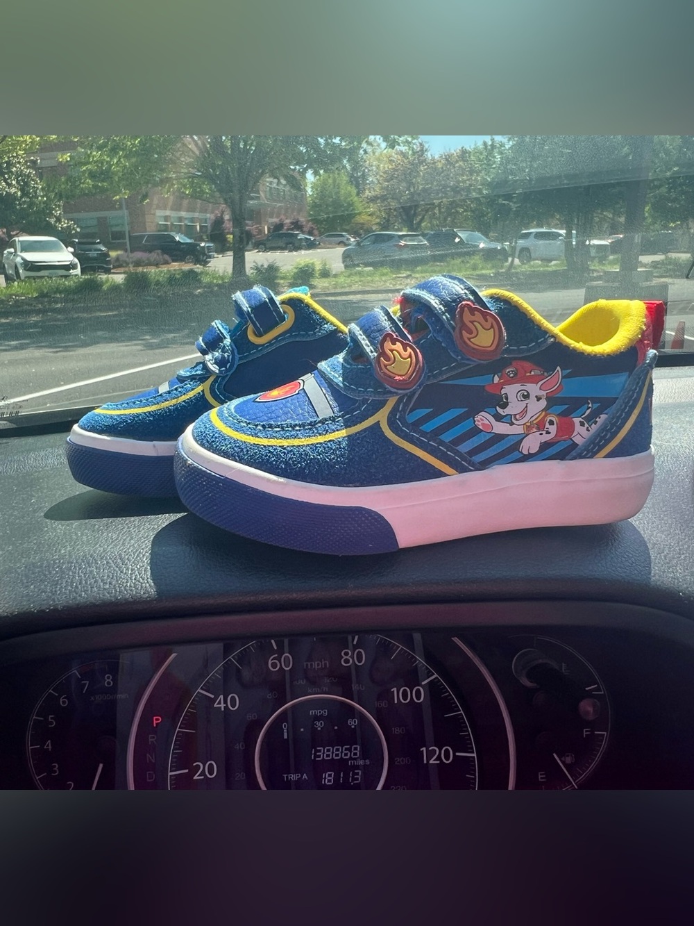 Kohl's Bright Blue and Yellow Kids' Sneakers with Character Detail